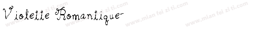 Violette Romantique字体转换